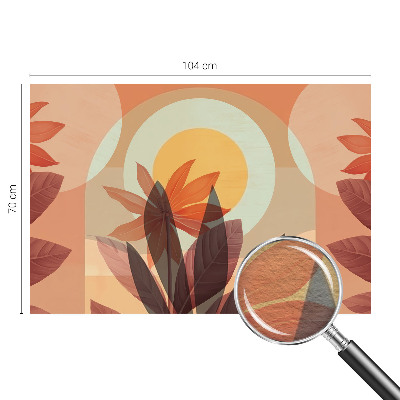 Non-woven photo wallpaper Floral abstraction