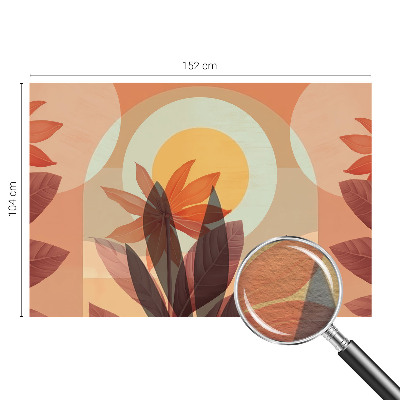 Non-woven photo wallpaper Floral abstraction