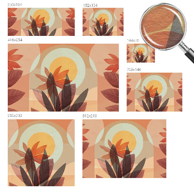 Non-woven photo wallpaper Floral abstraction