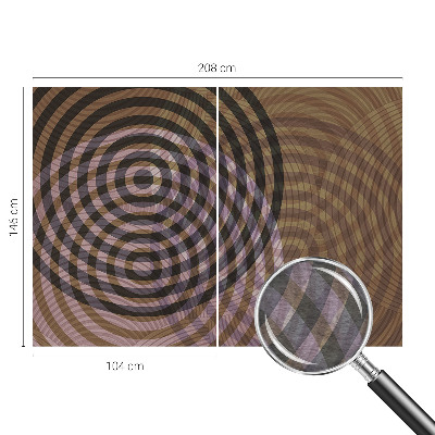 Wallpaper mural Hypnotizing circles