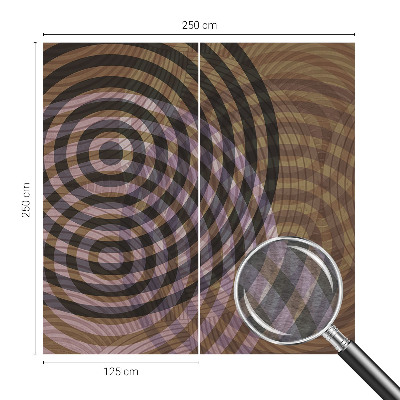 Wallpaper mural Hypnotizing circles