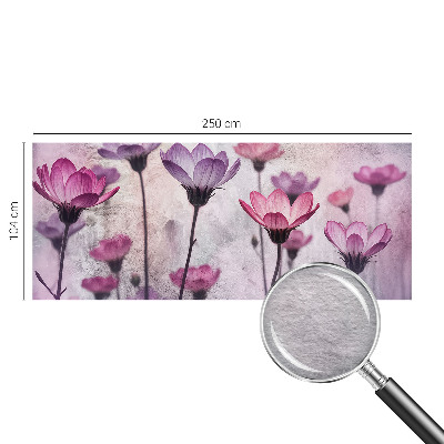 Photo wall mural Pastel flowers