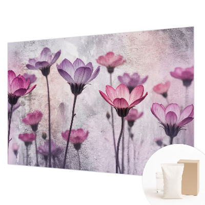 Photo wall mural Pastel flowers