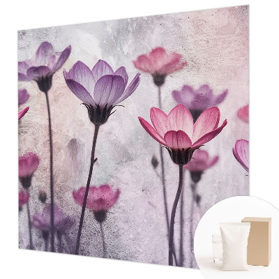 Photo wall mural Pastel flowers