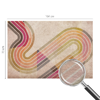 Wall mural for living room Geometric lines