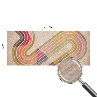 Wall mural for living room Geometric lines