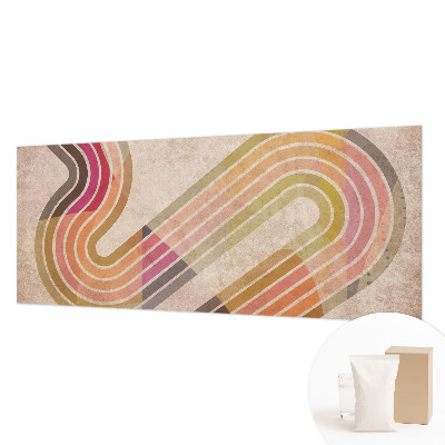 Wall mural for living room Geometric lines