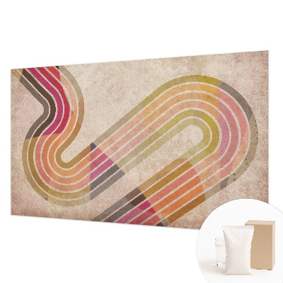 Wall mural for living room Geometric lines