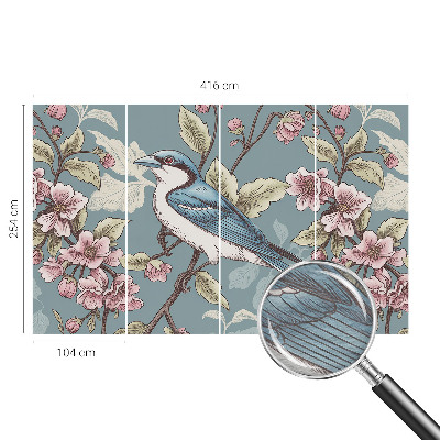 Large wallpaper mural Spring harmony