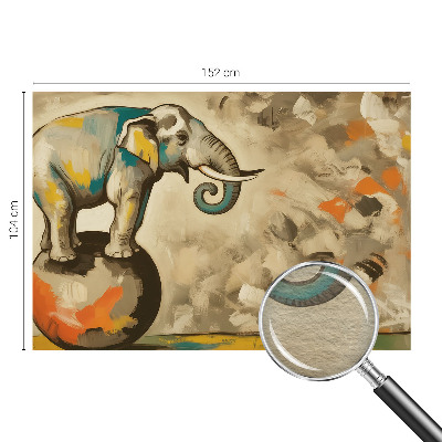 Custom size wall mural Abstract elephant