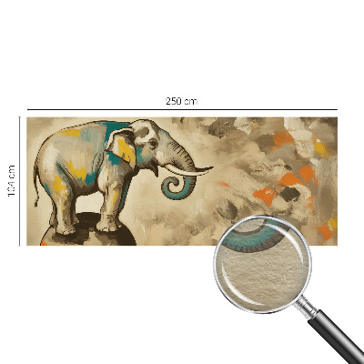 Custom size wall mural Abstract elephant