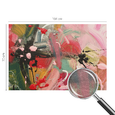 Modern wall mural for bedroom Colorful chaos