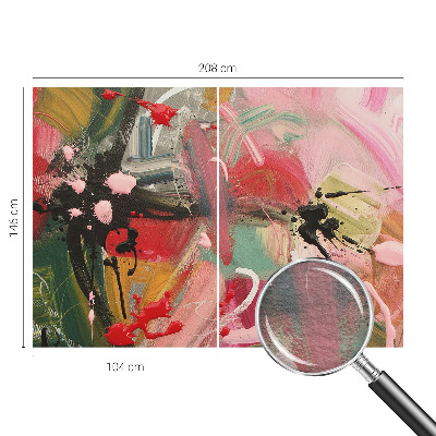 Modern wall mural for bedroom Colorful chaos