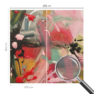 Modern wall mural for bedroom Colorful chaos