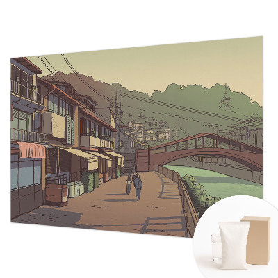 Modern wall mural for living room Pastel landscape