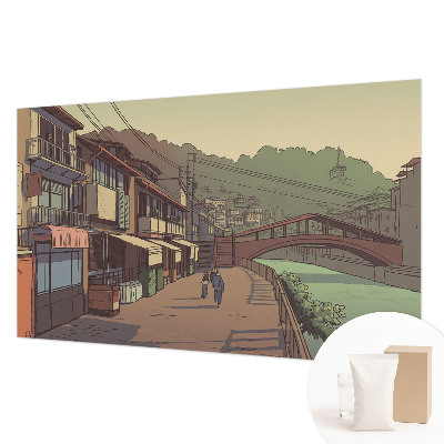 Modern wall mural for living room Pastel landscape