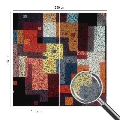 High quality photo wallpaper Colorful shapes