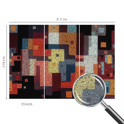 High quality photo wallpaper Colorful shapes