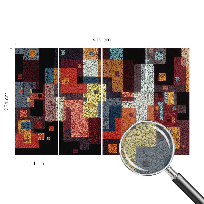 High quality photo wallpaper Colorful shapes