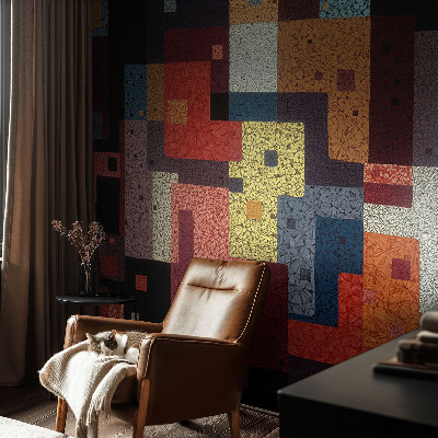 High quality photo wallpaper Colorful shapes