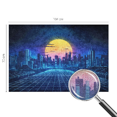 Premium wall mural for bedroom Futuristic landscape