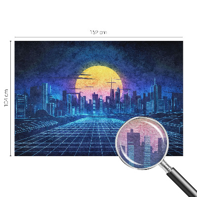 Premium wall mural for bedroom Futuristic landscape