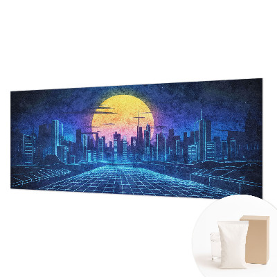 Premium wall mural for bedroom Futuristic landscape