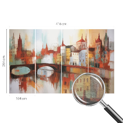 High quality wall mural wallpaper City landscape
