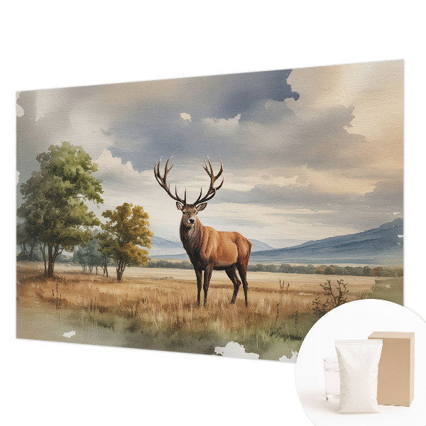 Decorative wall mural for living room Majestic deer
