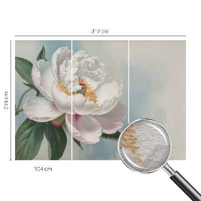 Non-woven wall mural Beautiful peony