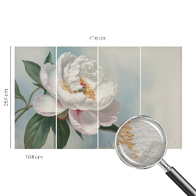 Non-woven wall mural Beautiful peony