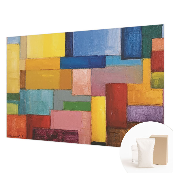 Wall mural Colored rectangles