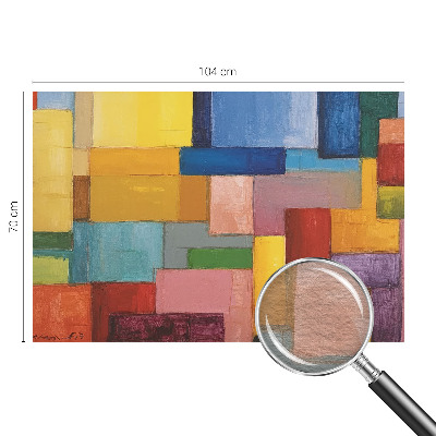 Wall mural Colored rectangles