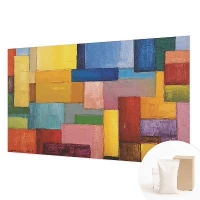 Wall mural Colored rectangles