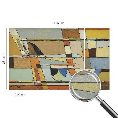 Non-woven photo wallpaper Geometric harmony