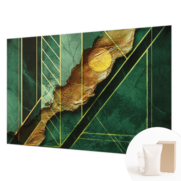 Wallpaper mural for living room Geometric tension