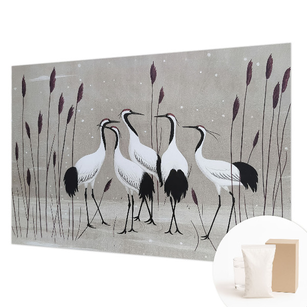 Bedroom wall mural wallpaper A flock of cranes
