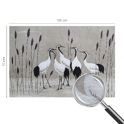 Bedroom wall mural wallpaper A flock of cranes