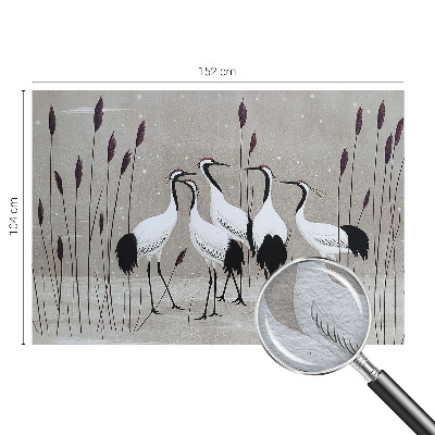 Bedroom wall mural wallpaper A flock of cranes