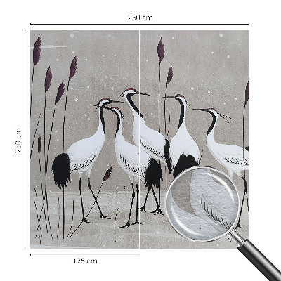 Bedroom wall mural wallpaper A flock of cranes