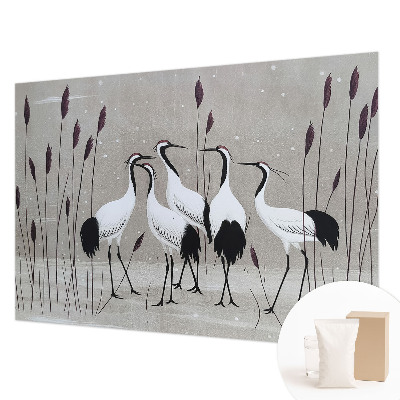 Bedroom wall mural wallpaper A flock of cranes