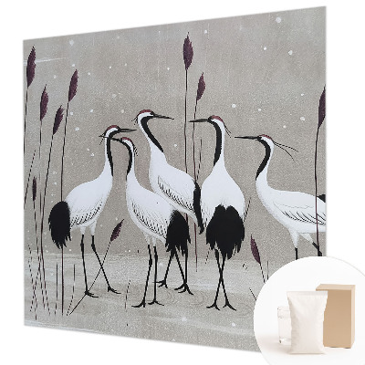 Bedroom wall mural wallpaper A flock of cranes