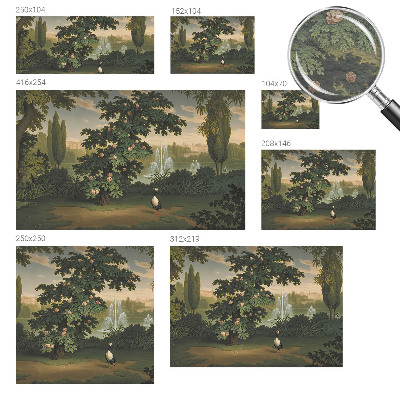 Modern wall mural for bedroom Natural garden