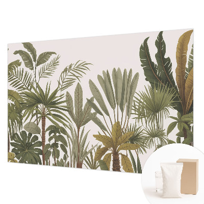 Modern wall mural Exotic leaves