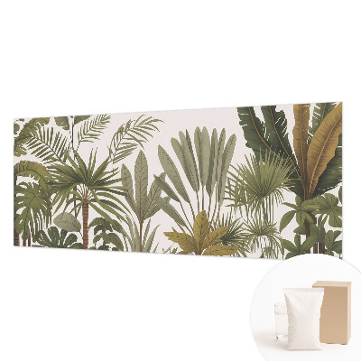 Modern wall mural Exotic leaves
