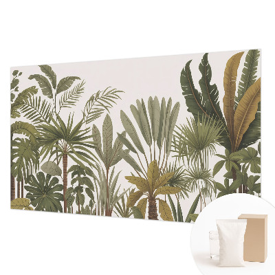 Modern wall mural Exotic leaves