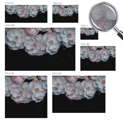 Large wall mural wallpaper A delicate bouquet
