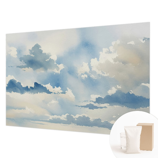 Modern wall mural for living room Heavenly clouds