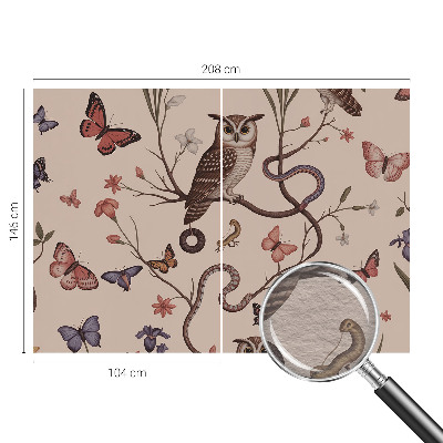 High quality wall mural wallpaper Owl nature