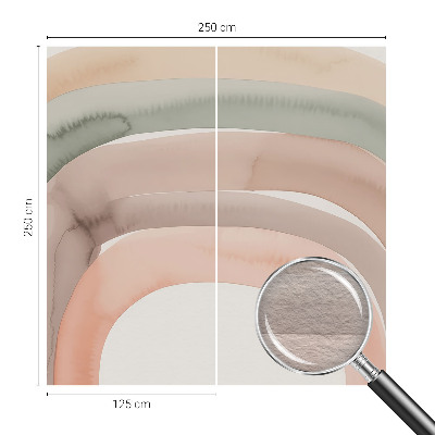 High quality photo wallpaper Rainbow arches